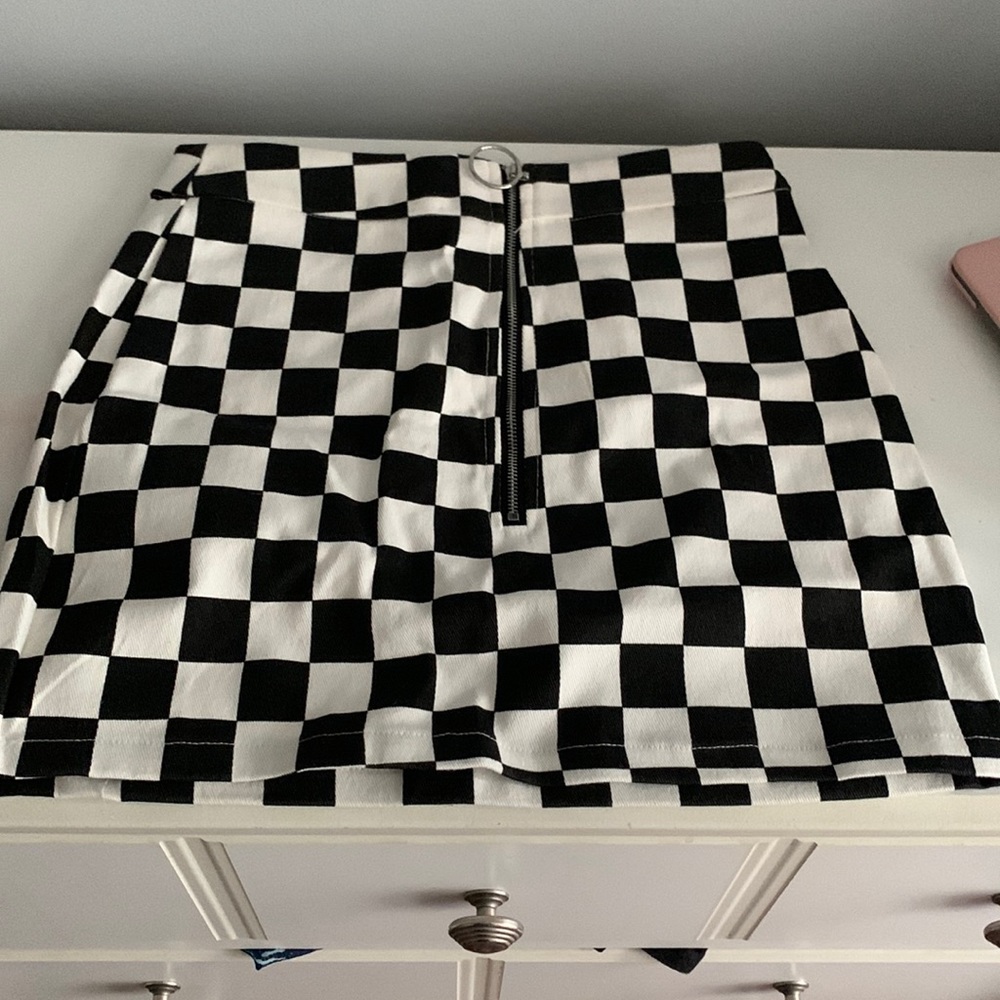 Plaid Shein skirt